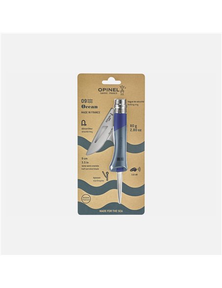 Navaja Opinel 09 Ocean - Azul Blister
