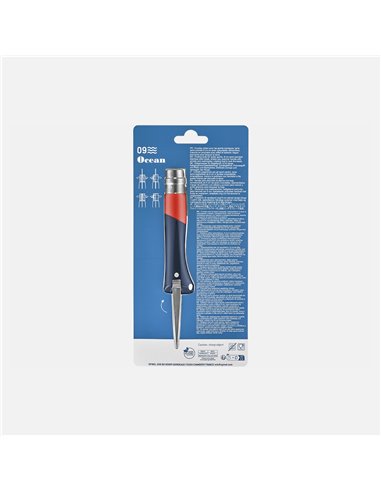 Navaja Opinel 09 Ocean - Rojo Blister