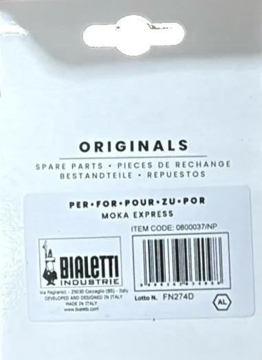 GOMA SILICONA+ FILTRO para Bialetti Moka