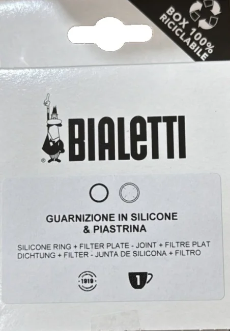 GOMA SILICONA+ FILTRO para Bialetti Moka