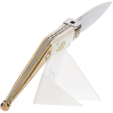 Navaja Artesanía Catalana Hueso y Latón (Hoja 11,6 cm)