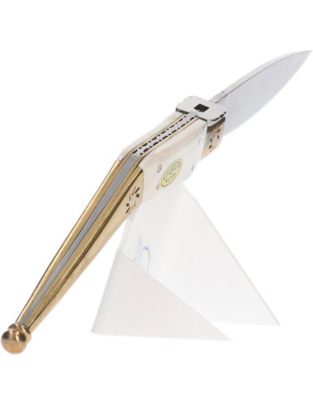 Navaja Artesanía Catalana Hueso y Latón (Hoja 11,6 cm)
