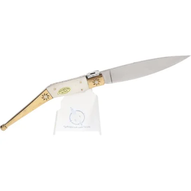 Navaja Artesanía Catalana Hueso y Latón (Hoja 11,6 cm)
