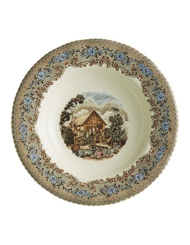 Plato hondo Viejo Molino La Cartuja de Sevilla 23,5 cm