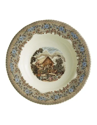 Plato hondo Viejo Molino La Cartuja de Sevilla 23,5 cm