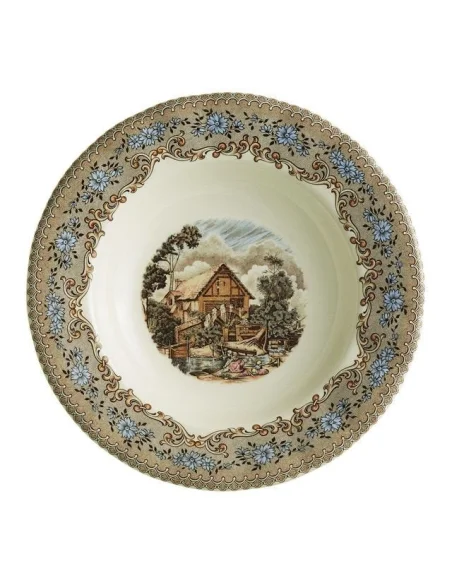 Plato hondo Viejo Molino La Cartuja de Sevilla 23,5 cm