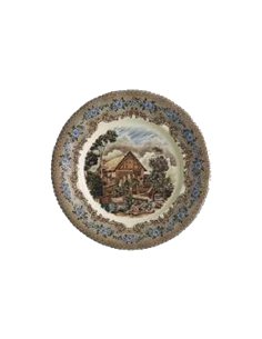 Plato llano Viejo Molino La Cartuja de Sevilla 25,8 cm