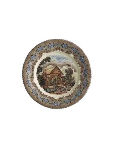 Plato llano Viejo Molino La Cartuja de Sevilla 25,8 cm