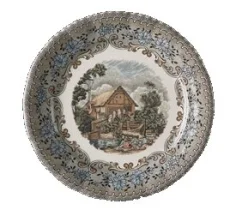 Plato de postre Viejo Molino La Cartuja de Sevilla 20,8 cm