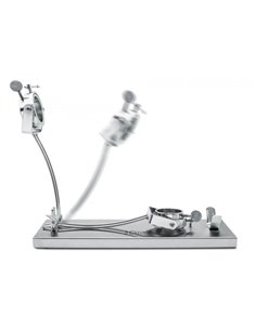 Soporte Jamonero PRO Giratorio Plegable 3 Claveles – Acero Inoxidable