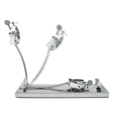 Soporte Jamonero PRO Giratorio Plegable 3 Claveles – Acero Inoxidable