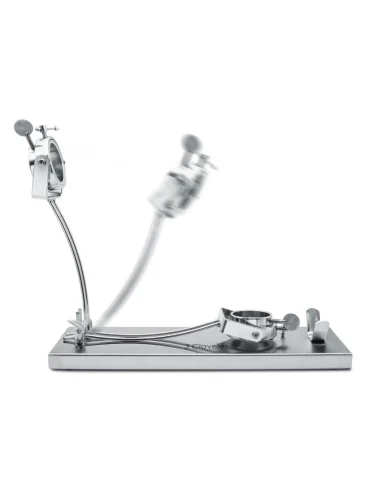 Soporte Jamonero PRO Giratorio Plegable 3 Claveles – Acero Inoxidable