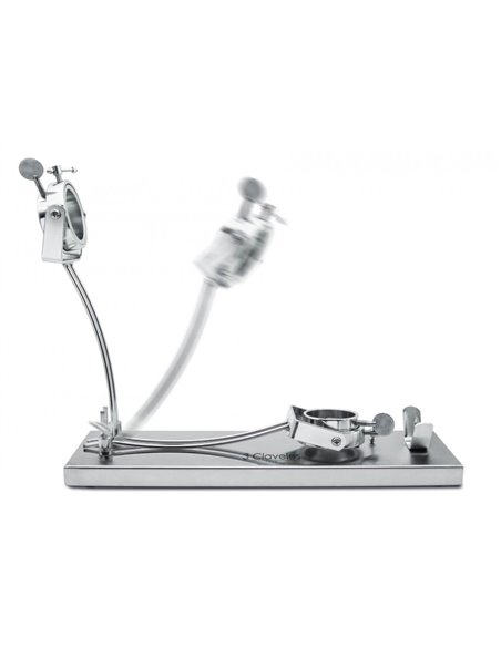 Soporte Jamonero PRO Giratorio Plegable 3 Claveles – Acero Inoxidable