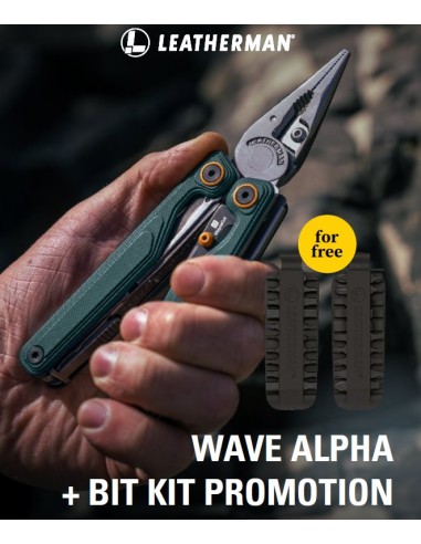 Leatherman Wave® Alpha + Bit Kit – Pack Edición Especial 2026