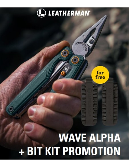 Leatherman Wave® Alpha + Bit Kit – Pack Edición Especial 2026