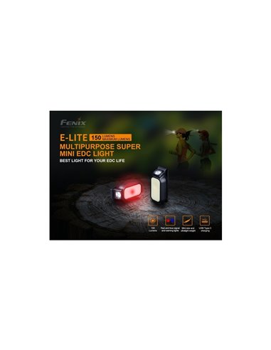 Fenix E‑LITE Super Mini EDC Multiusos