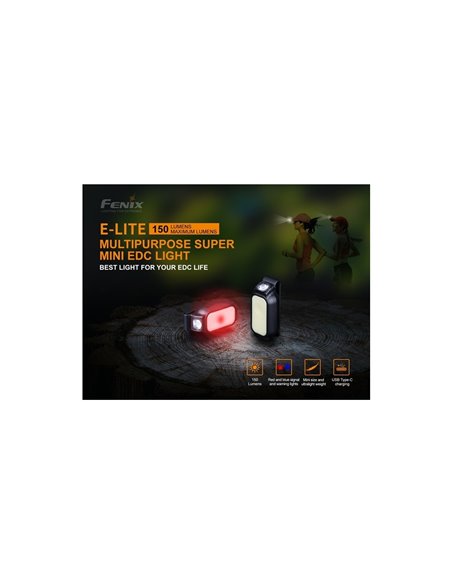 Fenix E‑LITE Super Mini EDC Multiusos