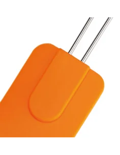 Espátula de Silicona Grande con Mango de Acero 2