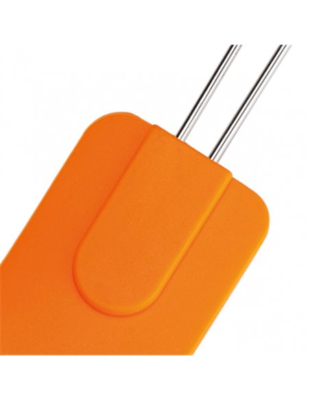 Espátula de Silicona Grande con Mango de Acero