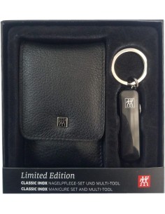 Zwilling Classic Inox Set de Manicura en Estuche de Piel (4 piezas)
