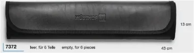 WÜSTHOF Manta-portacuchillos Enrollable 6 Bolsillos con velcro