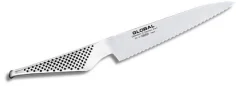 Cuchillo GLOBAL GS-14 Utilitario Dentado, 15 cm