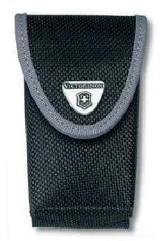 Estuche negro para cinturón, nylon, cierre velcro - de 5 a 8 capas