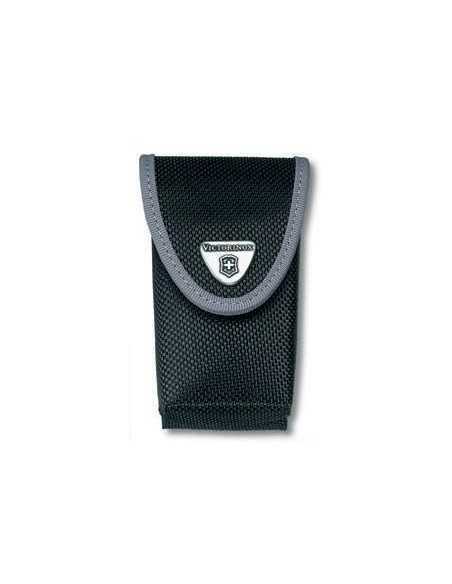Estuche negro para cinturón, nylon, cierre velcro - de 5 a 8 capas