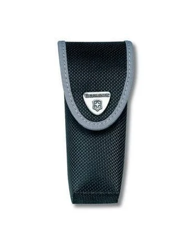 Estuche negro para multiherramientas bloqueables.
