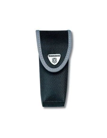 Estuche negro para multiherramientas bloqueables.