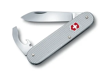 Victorinox Bantam 5 usos Alox plata con cruz