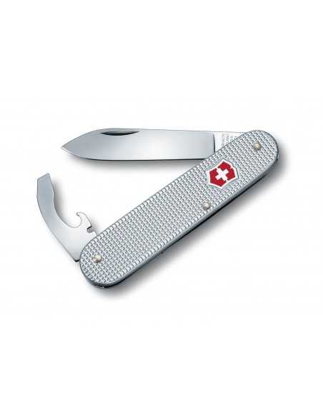Victorinox Bantam 5 usos Alox plata con cruz