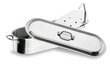 Hervidor de pescado 50 x 19 x 11 cm. 13,80 l. INOX 18/10