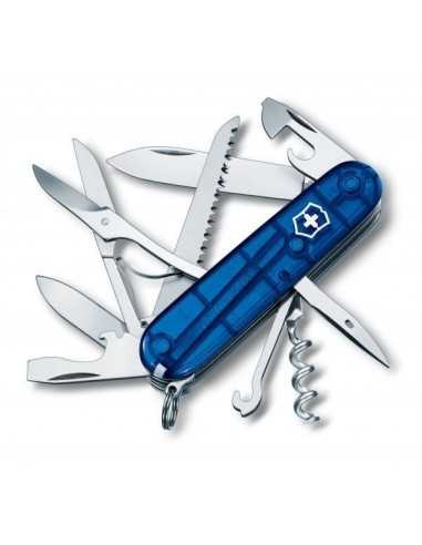 Navaja Suiza Huntsman, Azul traslucido 15 funciones (1.3713.T2)