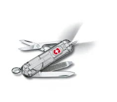 Navaja Suiza Signature Lite Silver Tech, 7 func. con boligrafo y LED