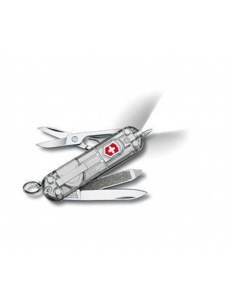 Navaja Suiza Signature Lite Silver Tech, 7 func. con boligrafo y LED