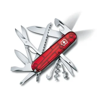 Navaja Suiza Victorinox Huntsman Lite, Rojo Trans. (1.7915.T)