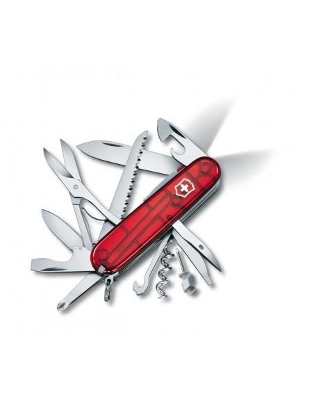 Navaja Suiza Victorinox Huntsman Lite, Rojo Trans. (1.7915.T)