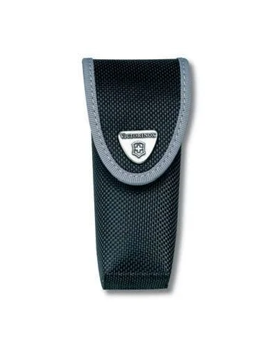 Estuche negro para multiherramientas bloqueables.