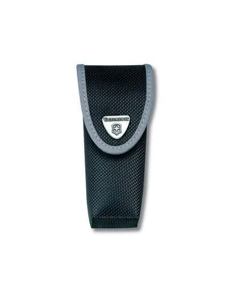 Estuche negro para multiherramientas bloqueables.