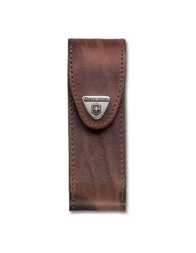 Estuche para cinturón piel marrón, para multiherramientas bloqueables