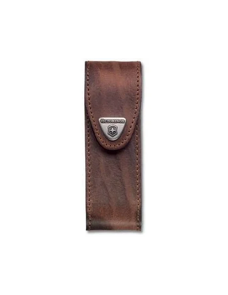 Estuche para cinturón piel marrón, para multiherramientas bloqueables