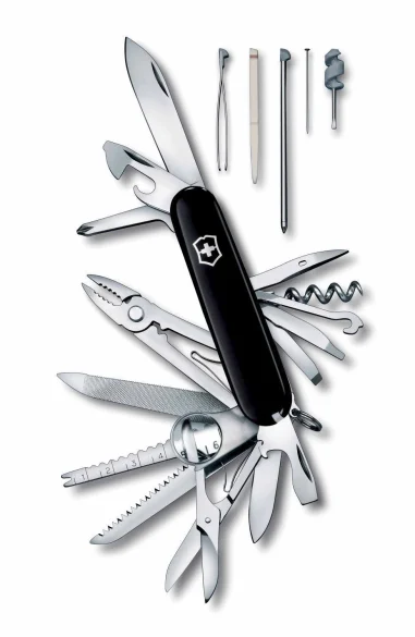 SwissChamp color negro, 33 funciones (1.6795.3)