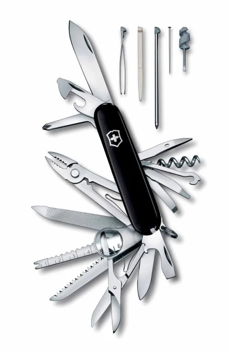 SwissChamp color negro, 33 funciones (1.6795.3)