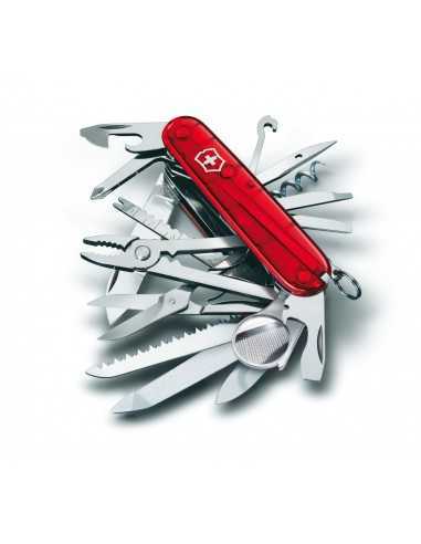 SwissChamp rojo traslucido, 33 funciones (1.6795.T)