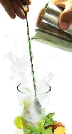Cuchara de Coctel trenzada Inoxidable 2