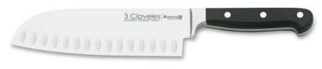 CUCHILLO FORJADO SANTOKU ALVEOLADO BAVARIA 18 cm -