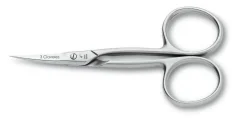 TIJERA MANICURA CURVA INOX 4" D 3C