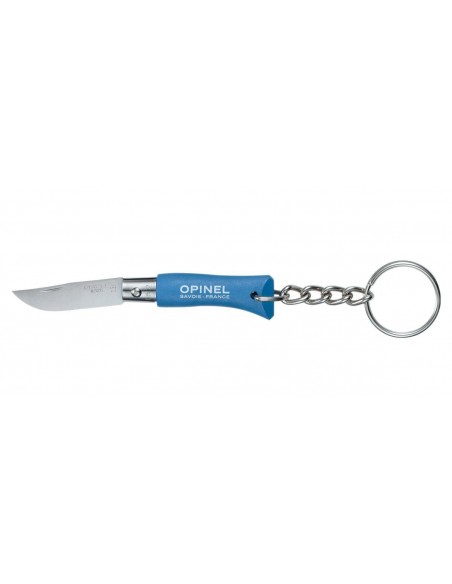 NAVAJA  OPINEL nº 2 llavero m/madera color azul