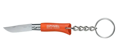 NAVAJA OPINEL nº 2 llavero m/madera color mandarina